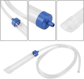 img 3 attached to Aquarium Manual Water Changer: Gravel Cleaner, 🐠 Filter, Syphon Tube, Vacuum Pump - 59in Long Pipe