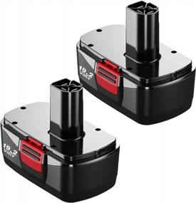 img 4 attached to 🔋 Enhance Your Cordless Drill Tool with 2 Packs of 3.6Ah Ni-Mh 19.2V DieHard C3 Batteries - Compatible with Craftsman 19.2 Volt Battery Models 315.115410, 315.11485, and More!