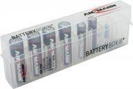 ansmann 8-piece battery storage box logo