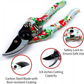 img 1 attached to Get Your Garden Blooming With JUMPHIGH'S 11-Piece Heavy Duty Floral Garden Tools Set - The Perfect Gift For Women Who Love Gardening!