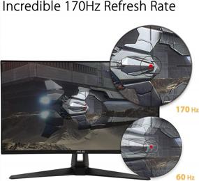 img 1 attached to ASUS VG27AQ1A Gaming Monitor: Compatible DisplayPort, 2560x1440p, 170Hz, Swivel & Tilt Adjustment, Flicker-Free, Built-In Speakers