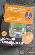img 1 attached to Light-Up Dinosaur Terrarium Kit For Kids, Volcano Science Kit For Kids Ages 4 5 6 7 8-12 Year Old Girl Birthday Gift, Arts And Crafts For Kids Ages 8-12, Educational Toys Creative Kids Games For Boys review by Brian Quenzer