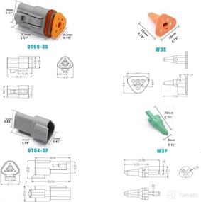 img 3 attached to Deutsch Connector Waterproof Electrical Contact