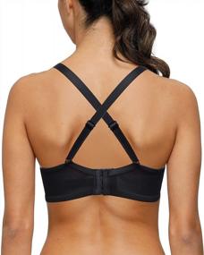 img 1 attached to Women'S Sexy T-Shirt Bra: Push Up, Underwire, Super Thick Padding & Adjustable Straps - YANDW