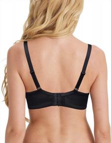 img 2 attached to Women'S Sexy T-Shirt Bra: Push Up, Underwire, Super Thick Padding & Adjustable Straps - YANDW