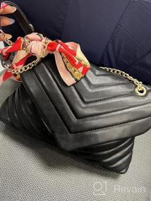 img 5 attached to Женская стеганая сумка PrettyGarden: легкая сумка через плечо с регулируемым ремешком-цепочкой