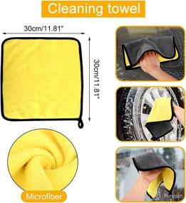 img 1 attached to 🧽 Efficient Drill Brush 6Pcs Scrub Attachment Kit - Ultimate Time-Saving and Power Scrubber Cleaning Solution for Car, Bathroom, Wooden Floors, and Laundry Room (Amber)