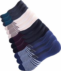 img 3 attached to Men'S Ultra Low Cut Cotton Blend No Show Socks 12 Pack By Bolter