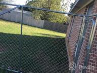 img 1 attached to PawHut Dog Kennel Outdoor Heavy Duty Playpen With Galvanized Steel Secure Lock Mesh Sidewalls And Waterproof Cover For Backyard & Patio, 13' X 13' X 7.5' review by Mandy Rivera