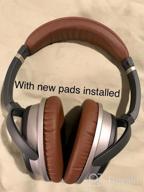 img 1 attached to Upgrade Your Listening Experience With Black Replacement Ear-Pads Cushions For Bose Headphones - Compatible With QC15, 25, 35, 2 & Others review by Aaron Fowler