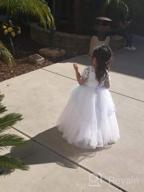 img 1 attached to 👗 White Girls' Clothing for Communion: First Communion Dresses – The Perfect Choice review by John Finley