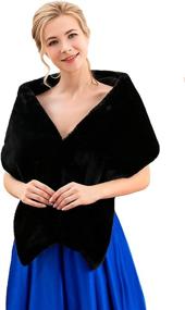 img 4 attached to Artio Womens Shawls Winter Wedding Women's Accessories via Scarves & Wraps