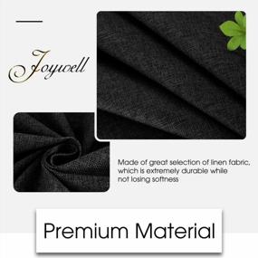 img 3 attached to Protect Your Furniture From Pets With Joywell Linen Armrest Covers - Anti-Slip Recliner Slipcover With 4 Convenient Pockets, Set Of 2 In Black