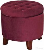 homepop velvet storage ottoman removable furniture ~ accent furniture logo