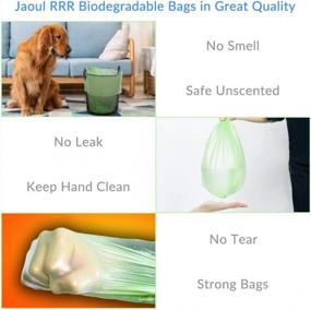 img 1 attached to Eco-Friendly 2.6 Gallon Biodegradable Small Garbage Bags For Bathroom & Office With Strong Tear-Resistance - Pack Of 80