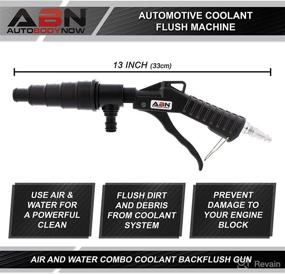 img 3 attached to 🚗 ABN Automotive Coolant Flush Machine: Ultimate Air and Water Combo Backflush Gun – Versatile Multi-Size Nozzles for 19-40mm Hoses