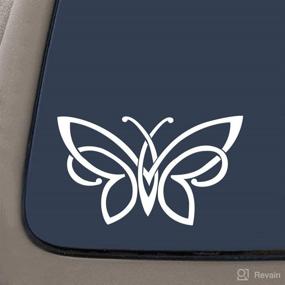 img 1 attached to Butterfly Sticker 5 5 Inches 3 Inches Premium