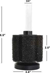 img 3 attached to 🐠 Optimized Aquarium Sponge Filter - Medium - Low Maintenance for Extended Cleaning Intervals - Ideal for Tanks Above 5 Gallons - Fish Tank Sponge Filter - Similar to ATI Pro or Aquarium Co-Op Filter