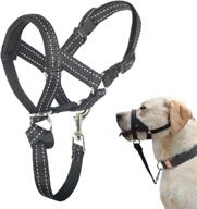 🐶 no pull dog head collar with soft padding | durable head halter for medium to large dogs | includes free training guide logo