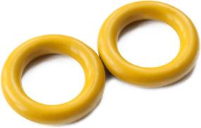 img 2 attached to 🔧 Turbo Pedestal Yellow O-Ring Gaskets Replacement Part for Ford 1994-2003 7.3L Powerstroke Diesel: F4TZ-6N653-A & F4TZ-6N653-B