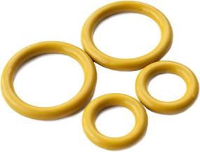 img 4 attached to 🔧 Turbo Pedestal Yellow O-Ring Gaskets Replacement Part for Ford 1994-2003 7.3L Powerstroke Diesel: F4TZ-6N653-A & F4TZ-6N653-B