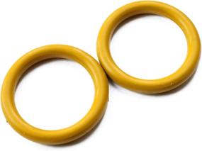 img 3 attached to 🔧 Turbo Pedestal Yellow O-Ring Gaskets Replacement Part for Ford 1994-2003 7.3L Powerstroke Diesel: F4TZ-6N653-A & F4TZ-6N653-B