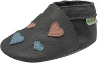 sayoyo toddler cowhide boys' shoes - skid resistant pre-walkers slippers логотип