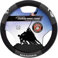 🚗 premium steering wheel cover for medium-sized suvs and trucks - elektroplate us marines логотип