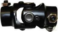 🔧 high-performance 3/4-inch dd to 3/4-inch dd universal black steel steering u joint by demotor логотип