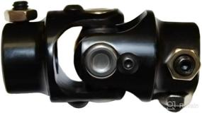 img 3 attached to 🔧 High-performance 3/4-inch DD to 3/4-inch DD Universal Black Steel Steering U Joint by DEMOTOR