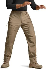 img 4 attached to CQR Men'S Winter Tactical Cargo Pants - Fleece Lined Snow Ski Hiking Thermal Pants
