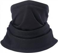stay warm and protected with chinfun's fleece windproof ski mask and tactical hood логотип