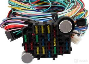 img 2 attached to 🔌 Wiring Harness Kit - Wztepeng 21 Circuit Long Wires 17 Fuses, Standard Color, Compatible with Chevrolet, Ford, Chrysler, GM Hot Rod Rat Rod