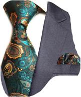 gusleson 0751 05 floral pocket necktie - men's accessories for ties, cummerbunds, and pocket squares logo