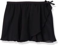 amazon essentials girls faux wrap skirt & skort - medium sizes in girls' clothing logo