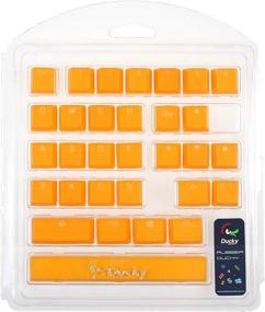 img 1 attached to Оранжевый набор двойных клавиш из резины с поддержкой подсветки, 31 клавиша, покрытие из резины