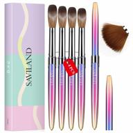 upgrade your nail game with saviland's 4-piece kolinsky acrylic brush set for professional results at home and in salons logo