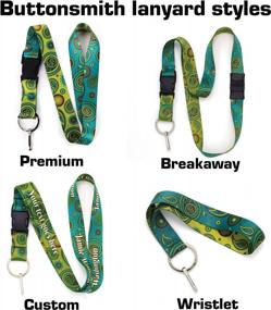 img 3 attached to Secure Your Essentials In Style With The Buttonsmith Paisley Premium Breakaway Lanyard - Made In USA