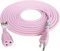 pink 15ft 1875w heavy duty extension cord by firmerst logo