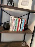 img 1 attached to Modern Cast Iron Bookends With Geometric Ball Design - Decorative & Functional Set Of 2 For Home Or Office review by Kevin King