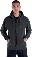 stay warm and stylish with our men's zip up fleece lined cotton plaid hoodies - perfect for athletic sports! logo