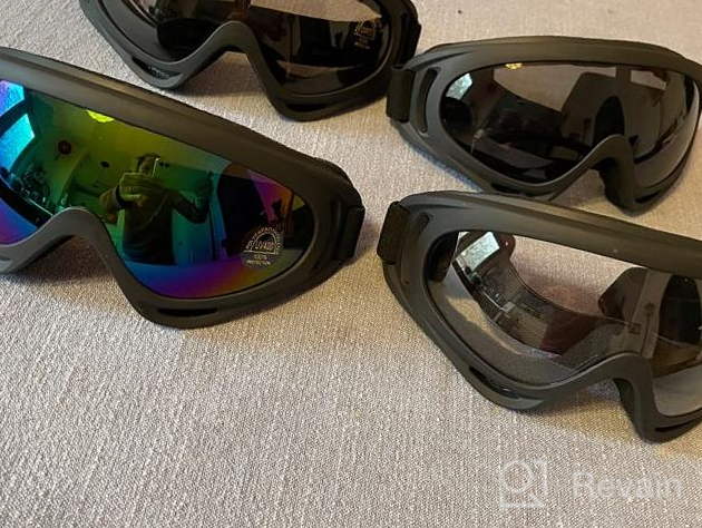 img 1 attached to 4 Pack Ski Goggles For Adults Kids Winter Sports Snow Goggles By Dapaser review by David Perez