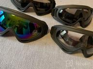 img 1 attached to 4 Pack Ski Goggles For Adults Kids Winter Sports Snow Goggles By Dapaser review by David Perez