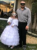 img 1 attached to 👰 Faux Fur Flower Girl Wedding Wrap review by Danny Bell