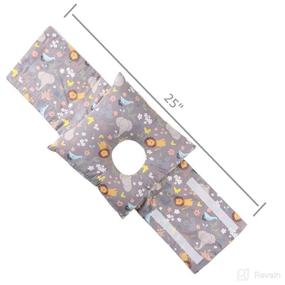 img 1 attached to Infant and Child Adjustable G Tube Feeding 👶 Tube Pillow Belt Pad with a Cutout for Tummy Time