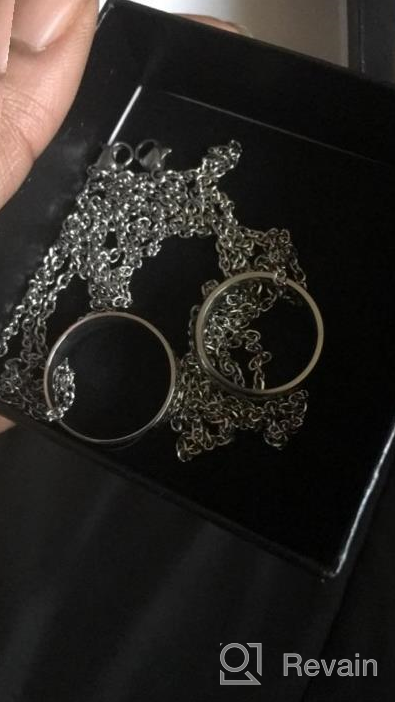 img 1 attached to 💍 Stainless Engraved Jewelry for Valentine's Day, Girlfriend, and Boys - Zysta review by Robert Goodlow