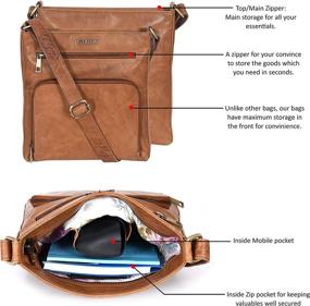 img 3 attached to Crossbody Handbags Women Premium Crossover Shoulder Women's Handbags & Wallets ~ Crossbody Bags