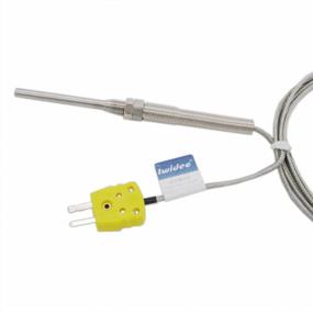 img 2 attached to Twidec/2M With Plug Stainless Steel K-Type Sensor Probes Metal HeadProbe For Thermocouple Sensor & Meter Temperature Controller(Temperature Range:0~600°C) MT-205-C 5X50MM