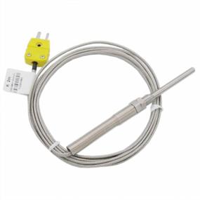img 3 attached to Twidec/2M With Plug Stainless Steel K-Type Sensor Probes Metal HeadProbe For Thermocouple Sensor & Meter Temperature Controller(Temperature Range:0~600°C) MT-205-C 5X50MM