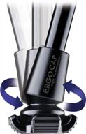 upgrade your crutch with ergocap® high performance rubber tip for greater stability and joint articulation logo